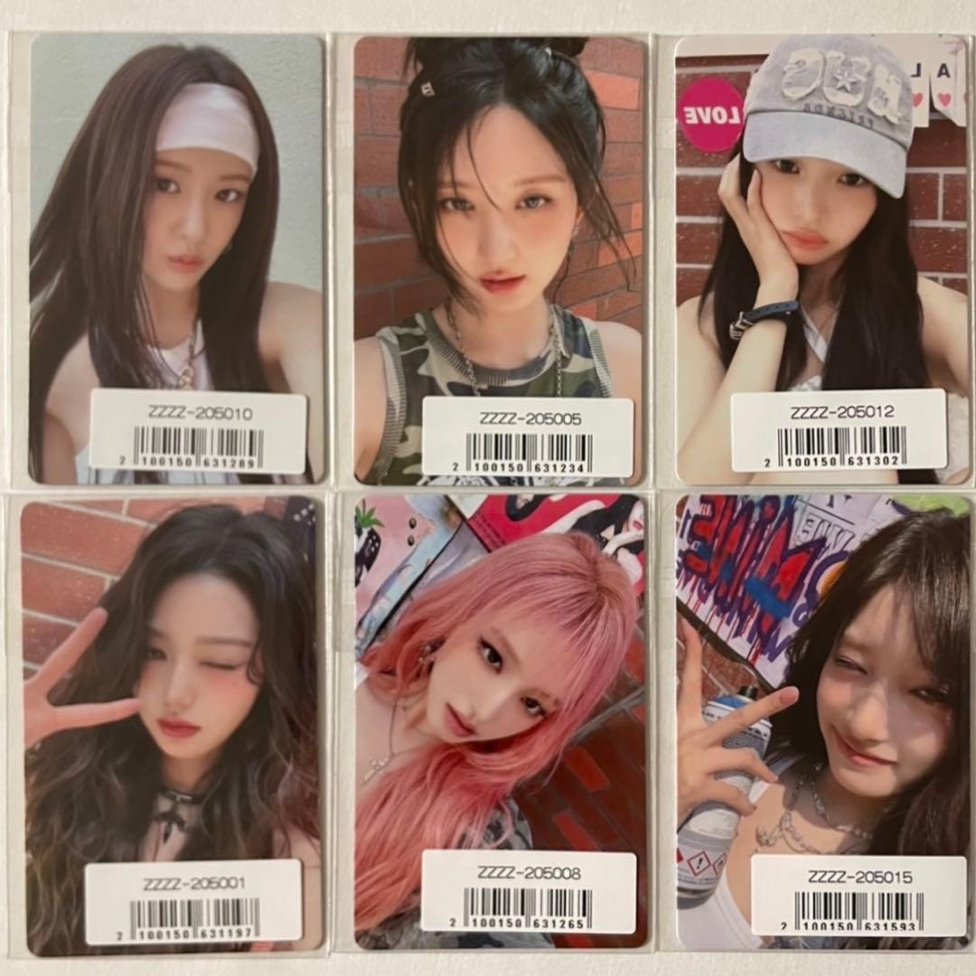 IVE Be Alright ソニミュ ラキドロ トレカ 6枚 コンプ