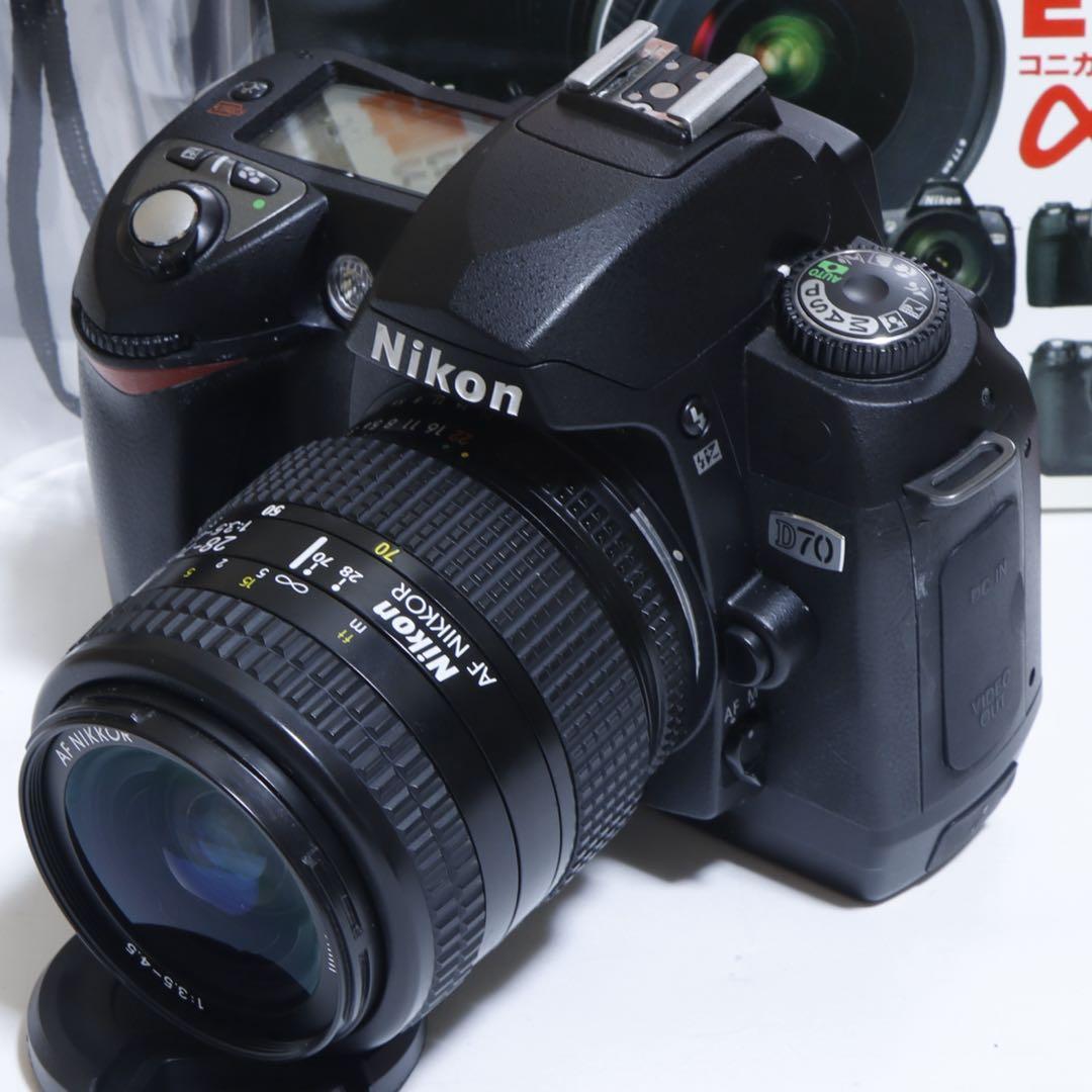 ★スマホに送れる一眼レフ★名機!!★ Nikon D70セット♪