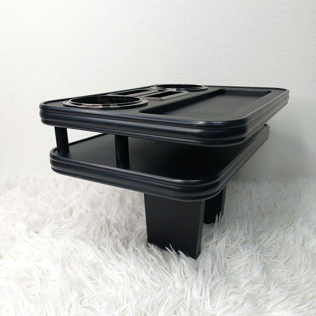 30アルファード　ヴェルファイア　センターテーブル　コンソール　黒　レザー調