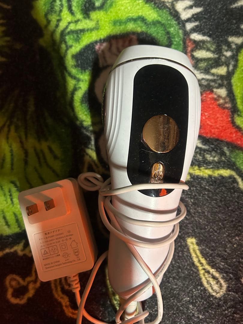 ホワイト 脱毛器 ハンドヘルド型