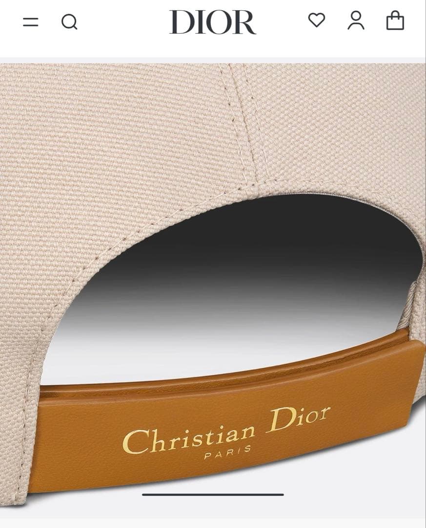 12月末迄の出品❤︎ Dior 25AW D-Player Cap ディオール58