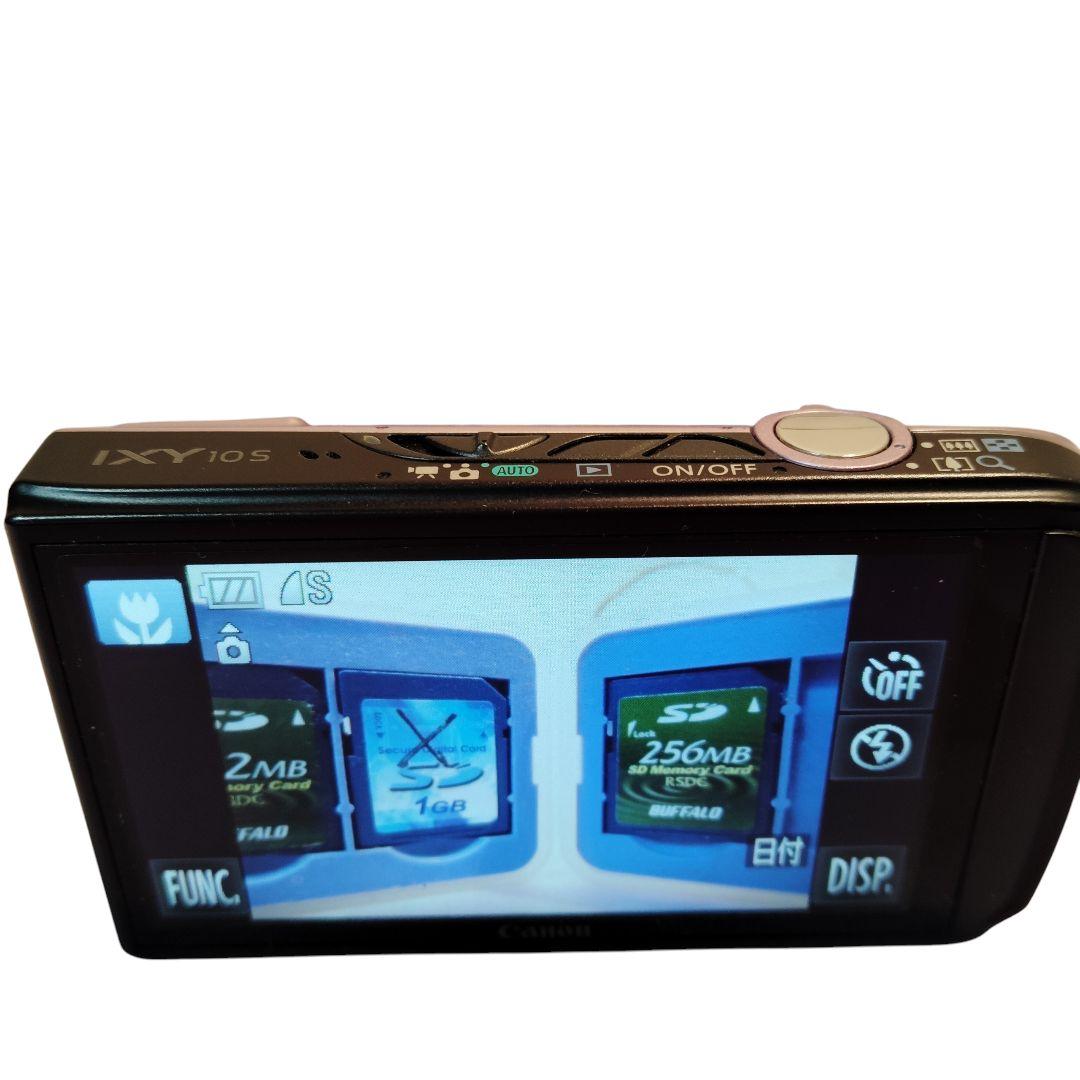 Canon キャノンIXY 10S 予備バッテリー【希少ピンク・SDカード2枚付