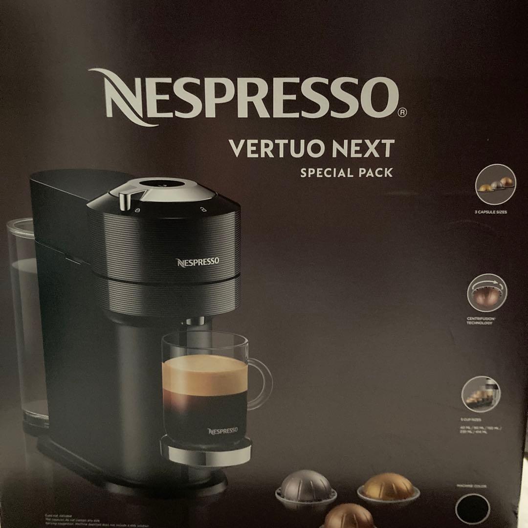 コーヒーメーカー・エスプレッソマシン NESPRESSO GCV1-BK-W BLACK