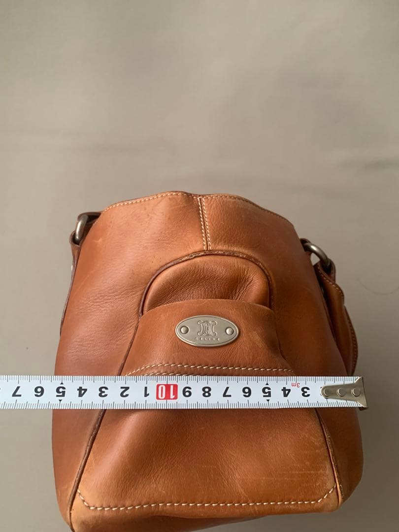 セリーヌ　レザー　ミニボストンバッグ