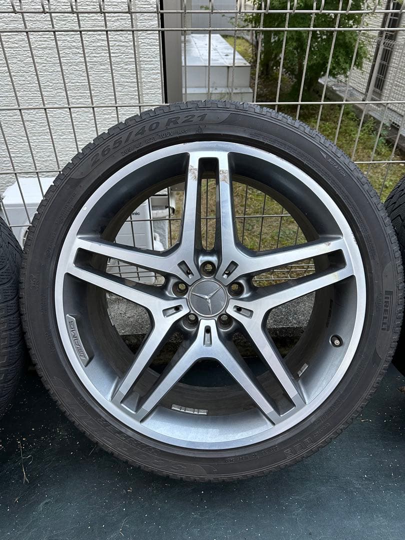 【送料込み】AMG メルセデスベンツ 21インチタイヤホイールセット