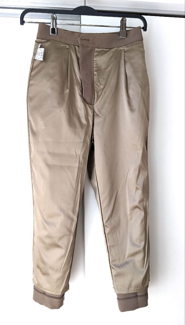 【美品】COHINA コヒナ ブラウン ノーカラー　ジャケット　パンツ　XS