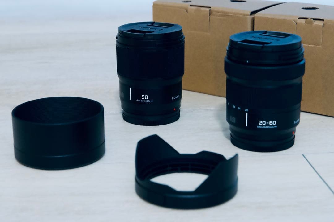LUMIX 20-60mm & 50mm レンズセット