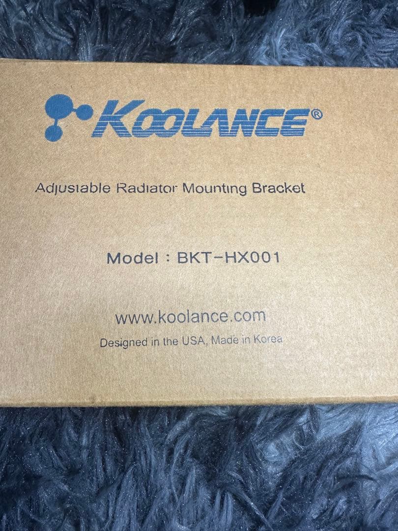 Koolance 調整可能ラジエーター取り付けブラケット BKT-HX001