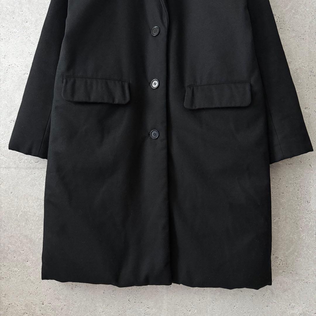 Theory luxe メルトンウール　ダウン　チェスターコート　38 ブラック