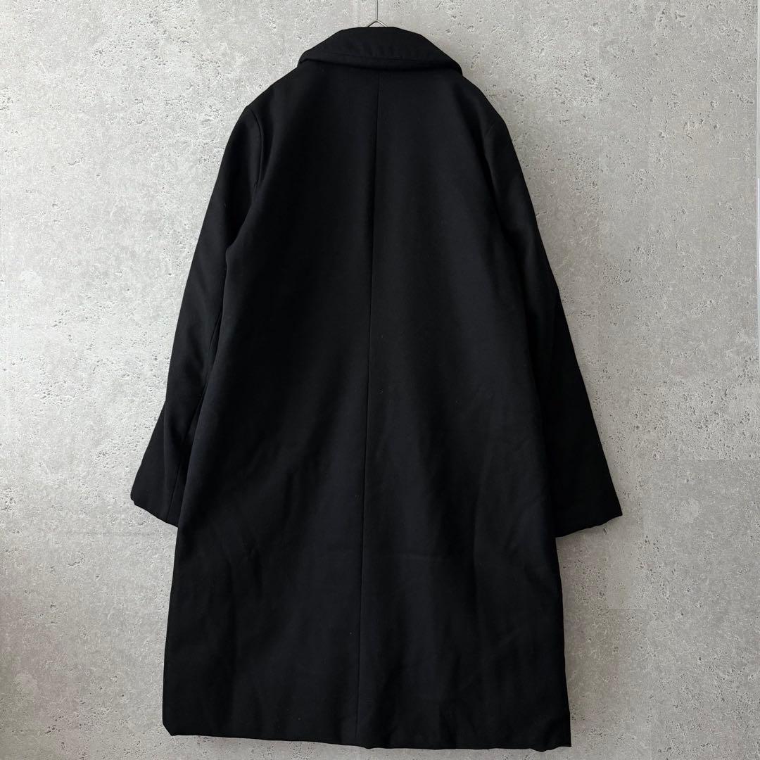 Theory luxe メルトンウール　ダウン　チェスターコート　38 ブラック