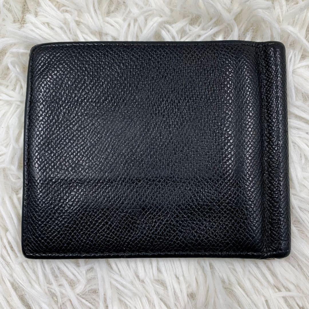 【✨美品✨】 ブルガリ サークルロゴ マネークリップ ブラック