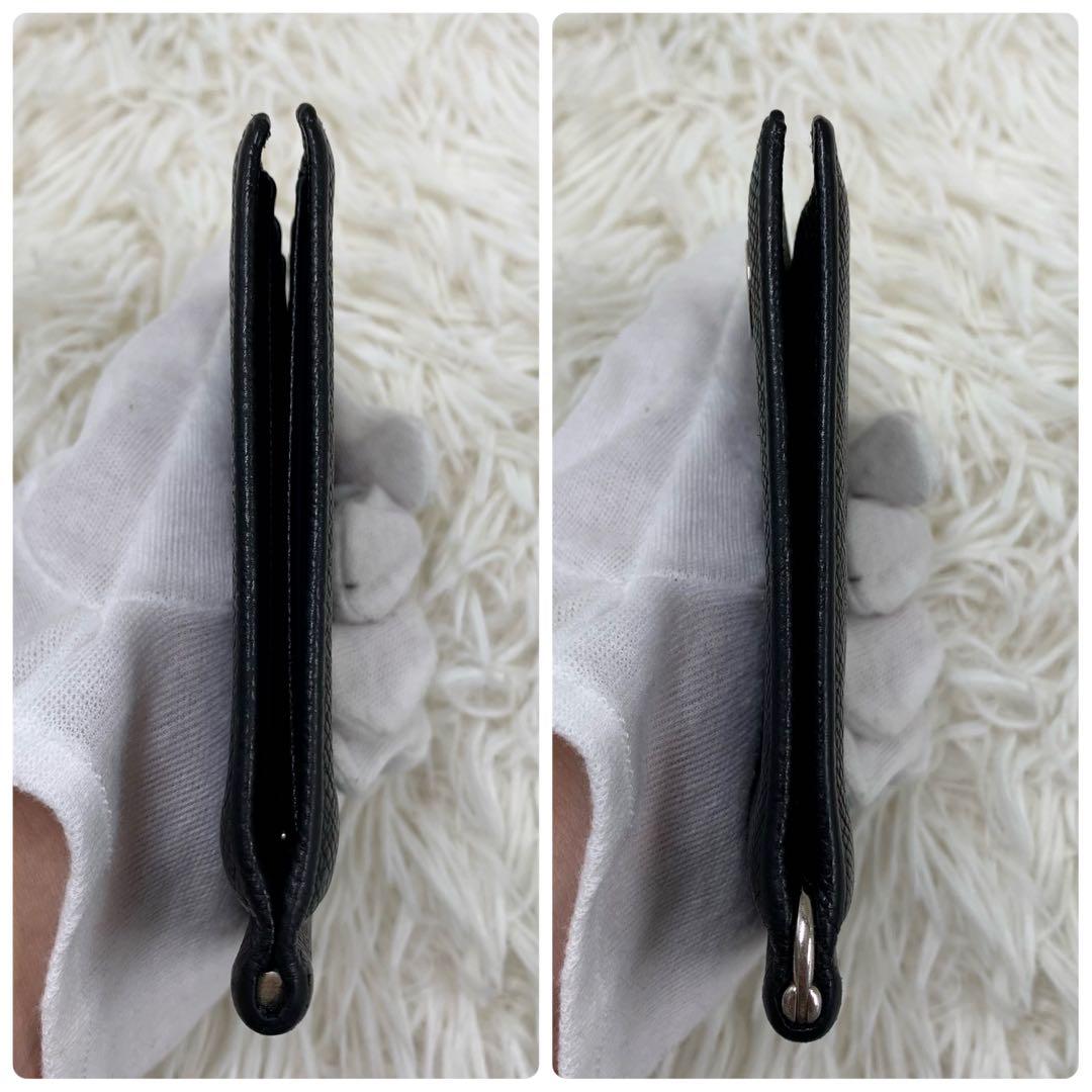 【✨美品✨】 ブルガリ サークルロゴ マネークリップ ブラック