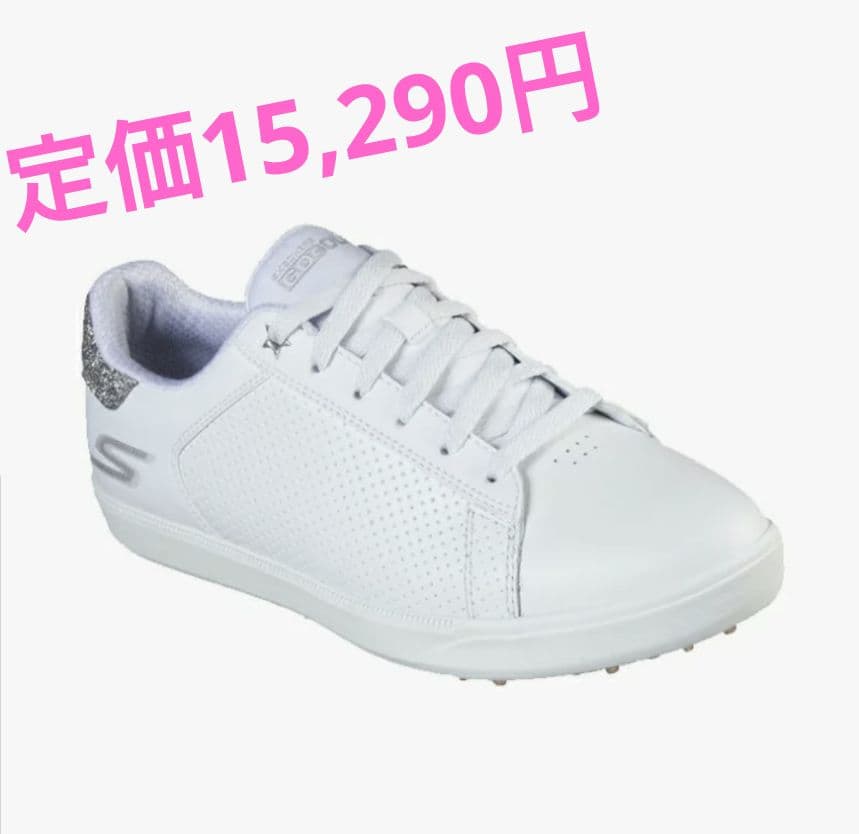 タイムセール新品 SKECHERS スケッチャーズ　ホワイトゴーゴルフ 23cm