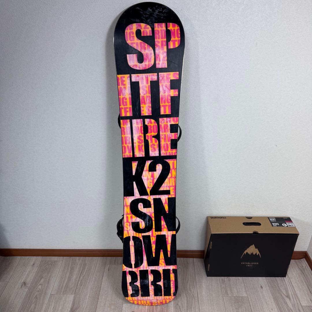ブーツ無しK2 SPITFIRE レディース スノーボードセット 142cm