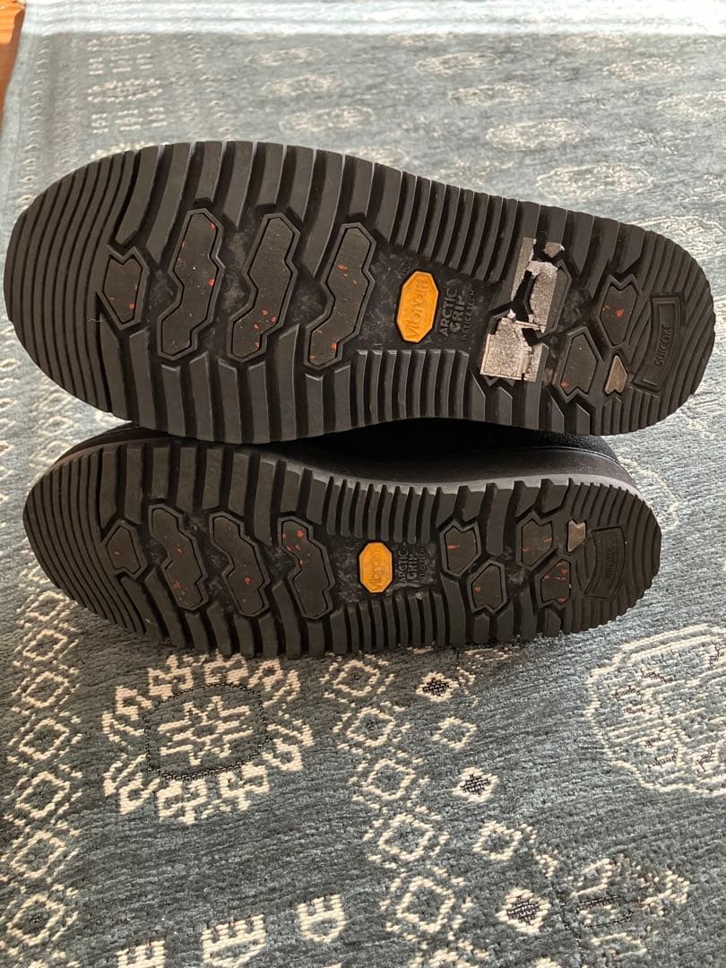 Suicokeスイコック　ムートンブーツRUSS-SD-CMwpブラック24.5