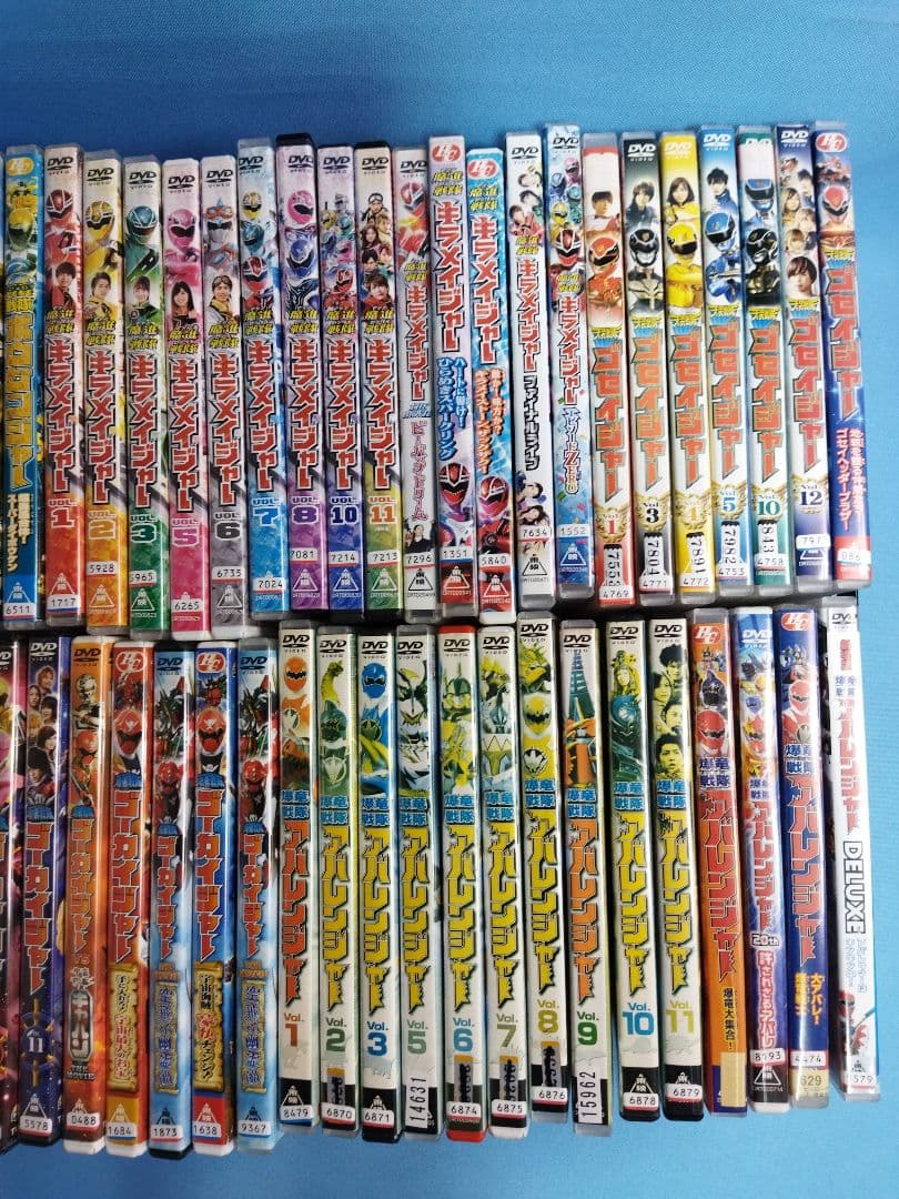 戦隊もの　レンタルアップDVD　76点まとめ大量セット　ゴセイジャー