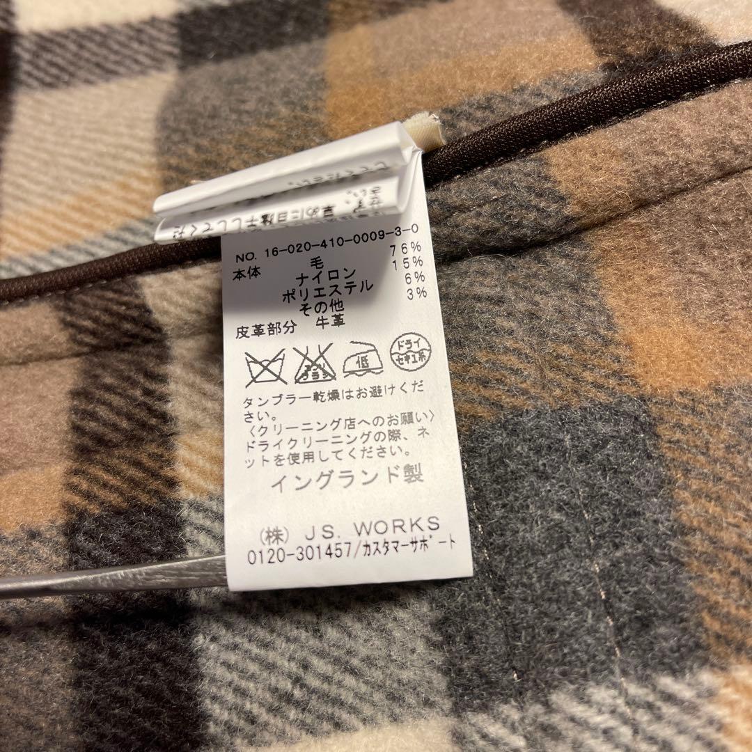 【美品】LONDON Traditionロングダッフルコート38 モカブラウン