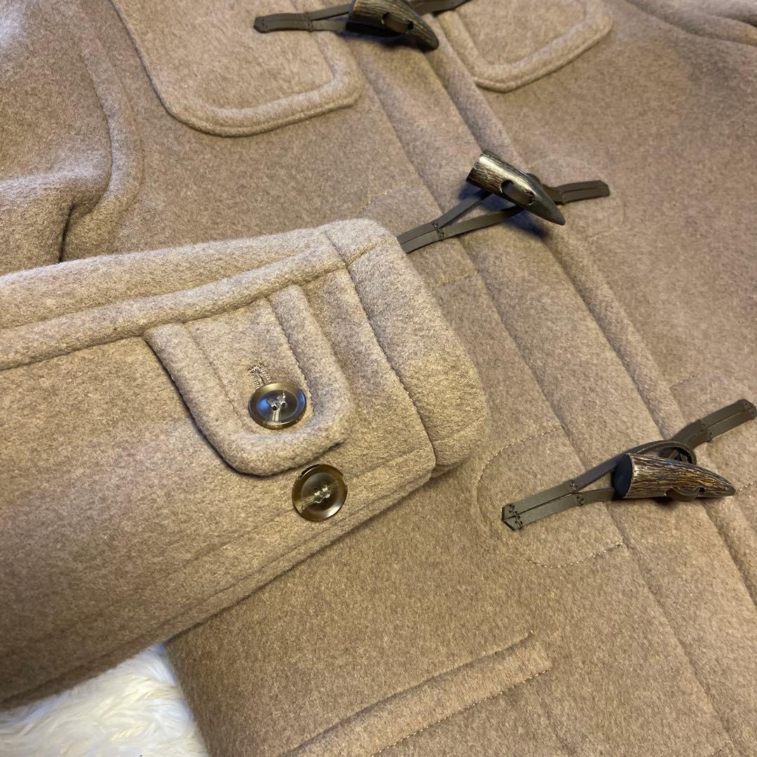 【美品】LONDON Traditionロングダッフルコート38 モカブラウン