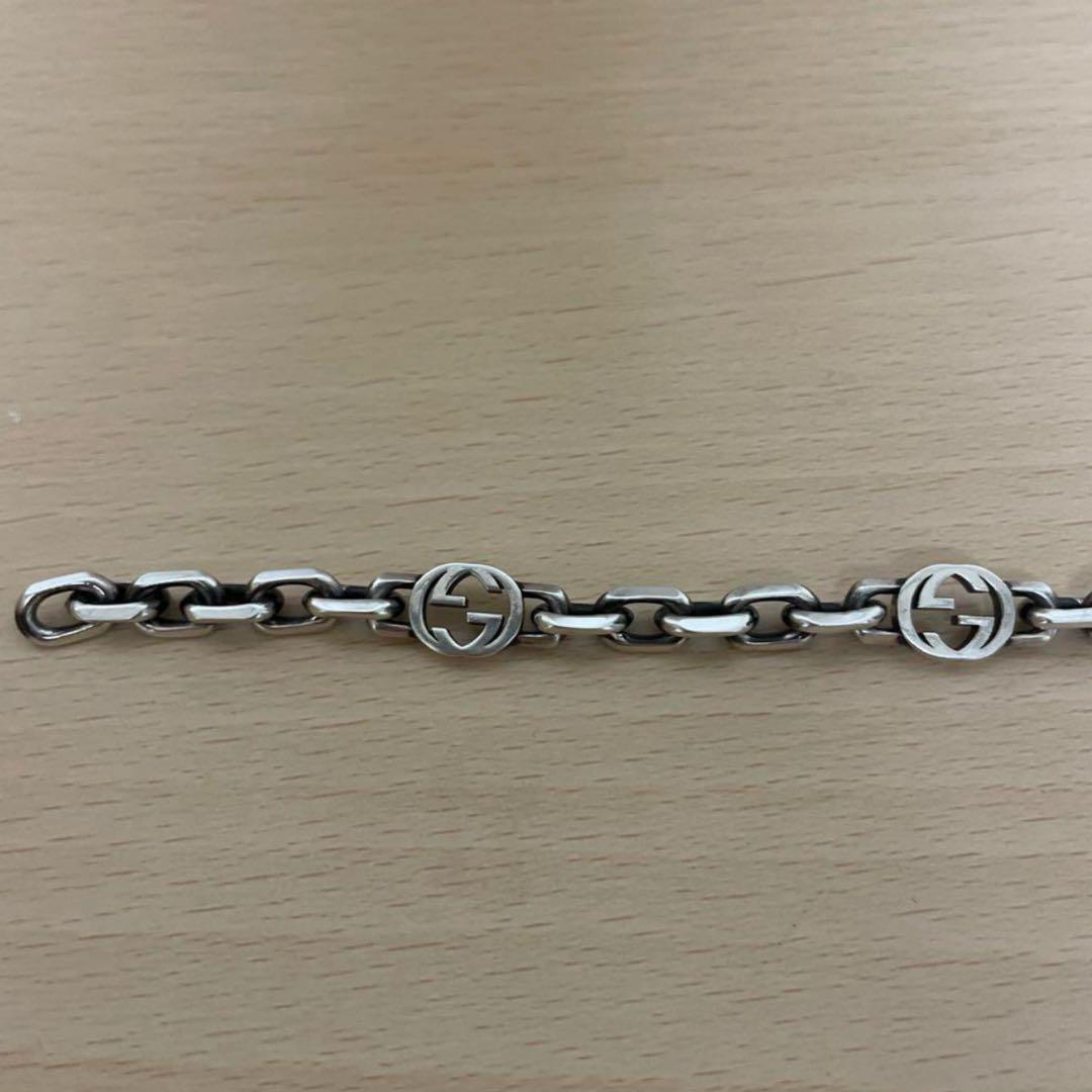 【美品】GUCCI チェーンブレスレット 専用ボックス付き