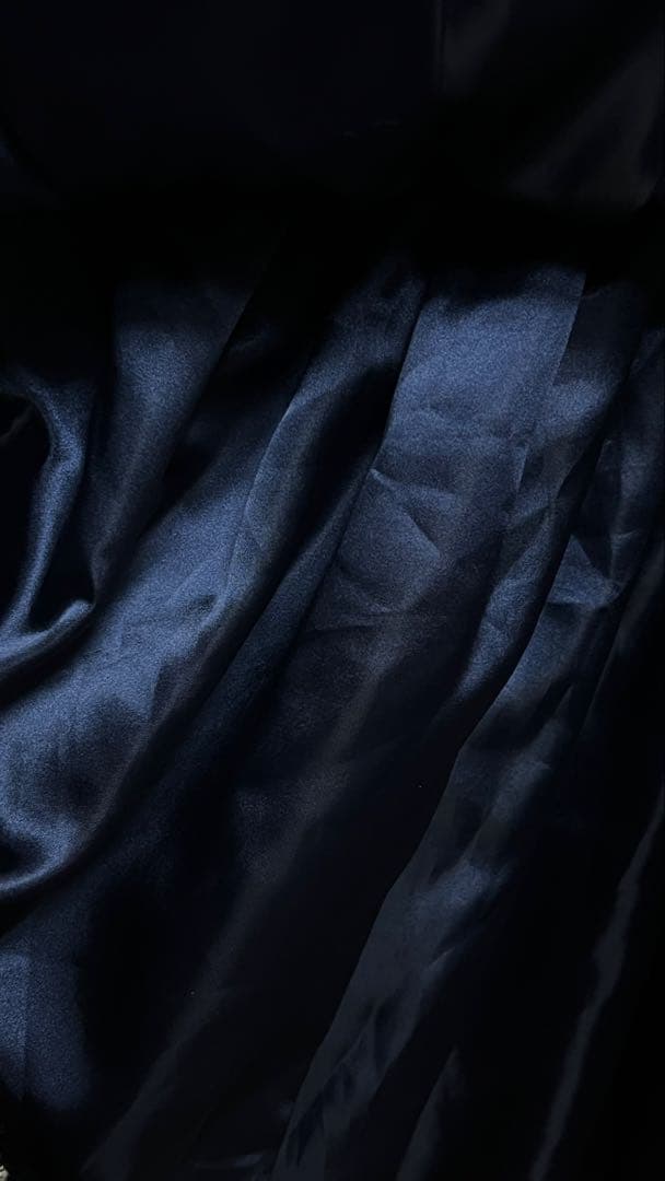 チェックツイード JSK 紺色