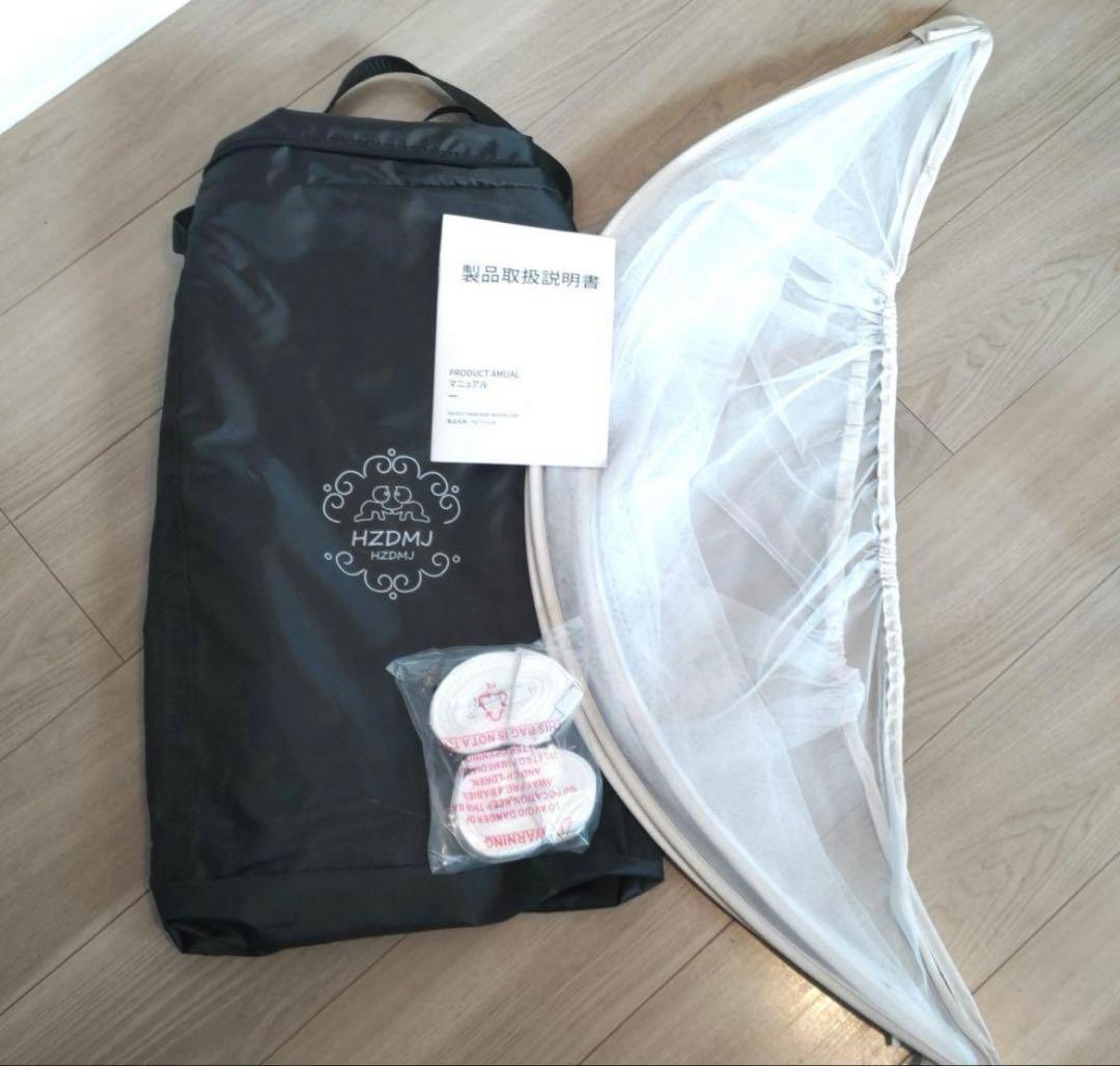 HZDMJ 2023新型ベビーベッド　ベージュ