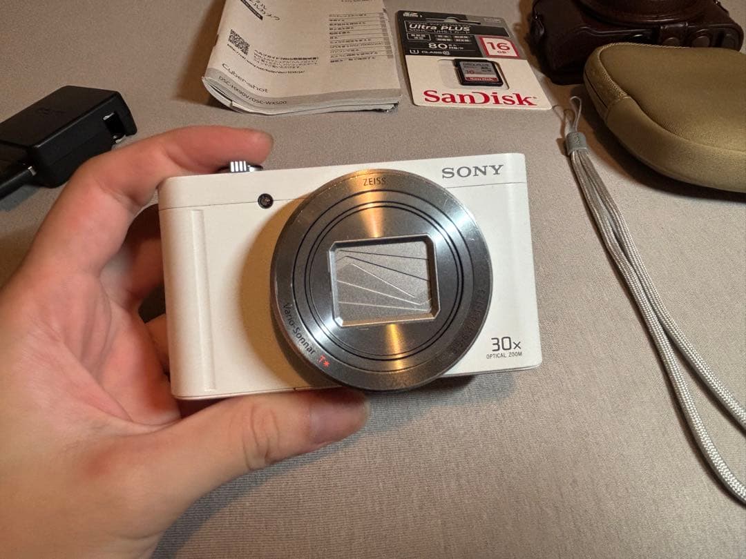 SONY DSC-WX500 ホワイト コンパクトデジタルカメラ