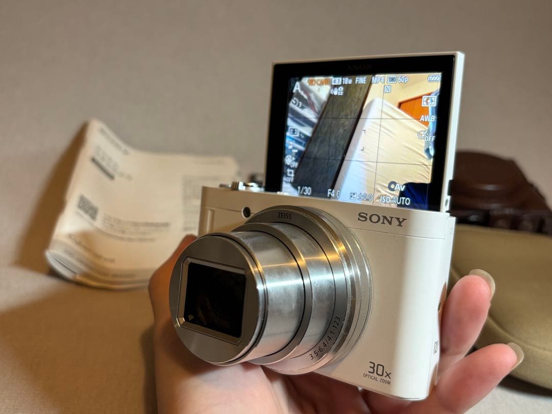 SONY DSC-WX500 ホワイト コンパクトデジタルカメラ