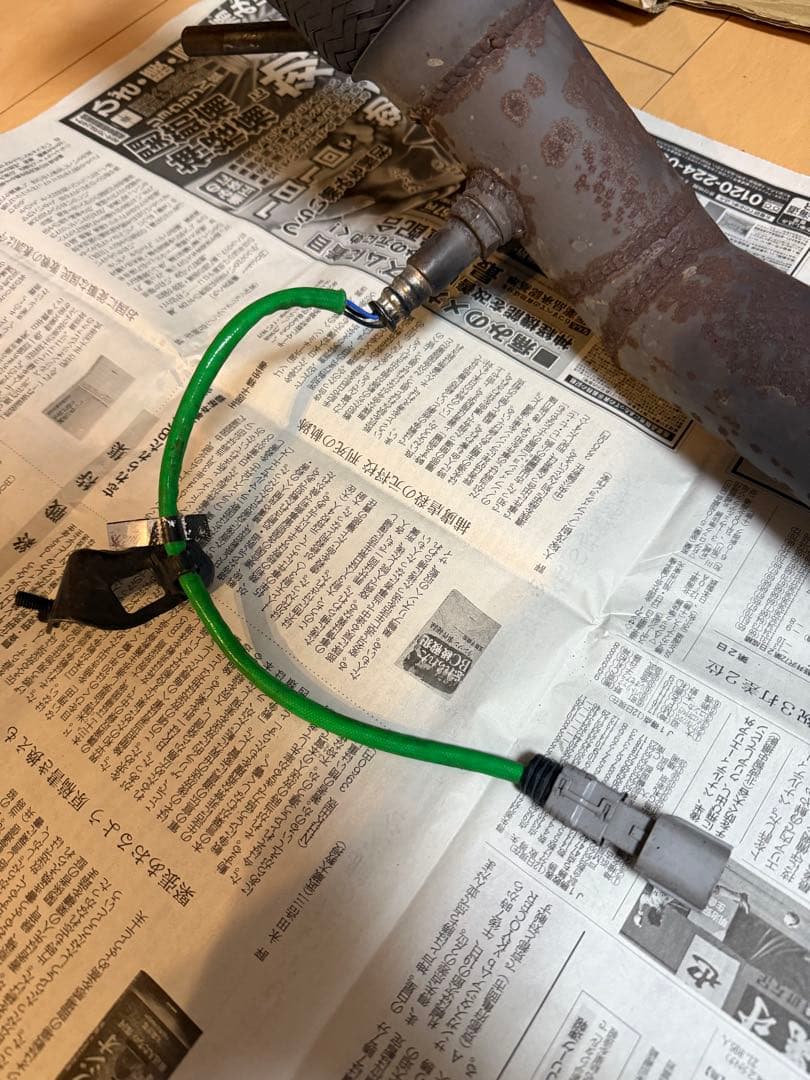 70カムリ 触媒ストレートマフラー