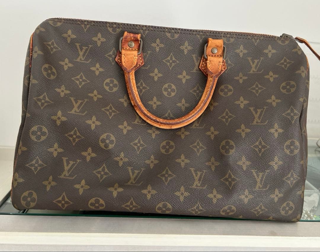【良品】LOUIS VUITTON ルイ・ヴィトン スピーディ35（モノグラム）