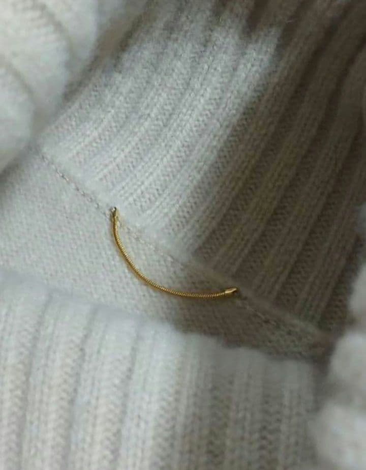 【美品】DeuxiemeClasseミドルゲージタートルニットプルオーバー秋冬