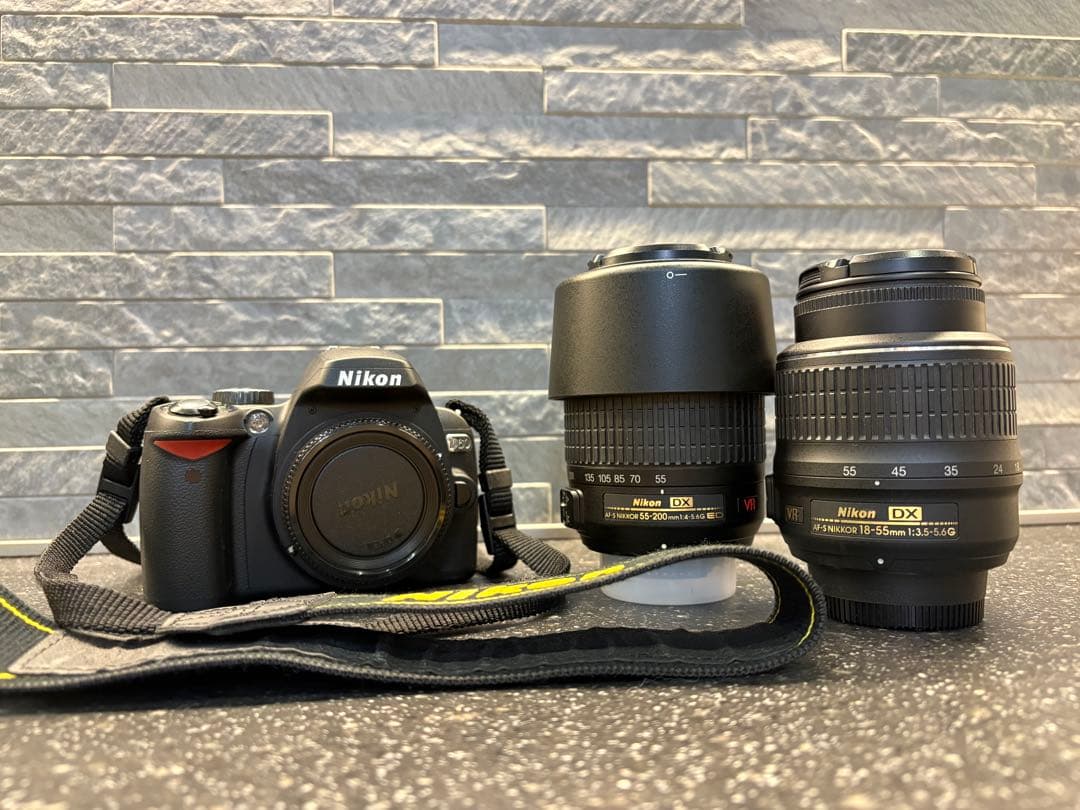 Nikon 望遠レンズAF-S2本セット18-55mm. 55-200mm