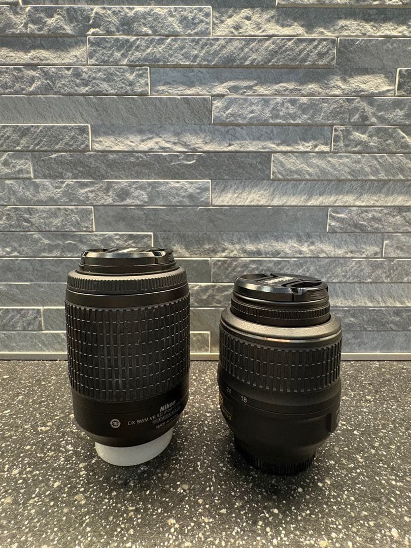 Nikon 望遠レンズAF-S2本セット18-55mm. 55-200mm