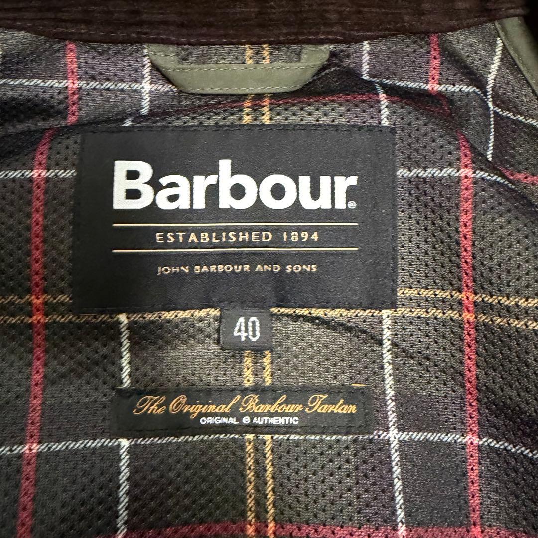 25年製極美品　XLサイズ相当　バブアー　トランスポート　ピーチスキン　完売品