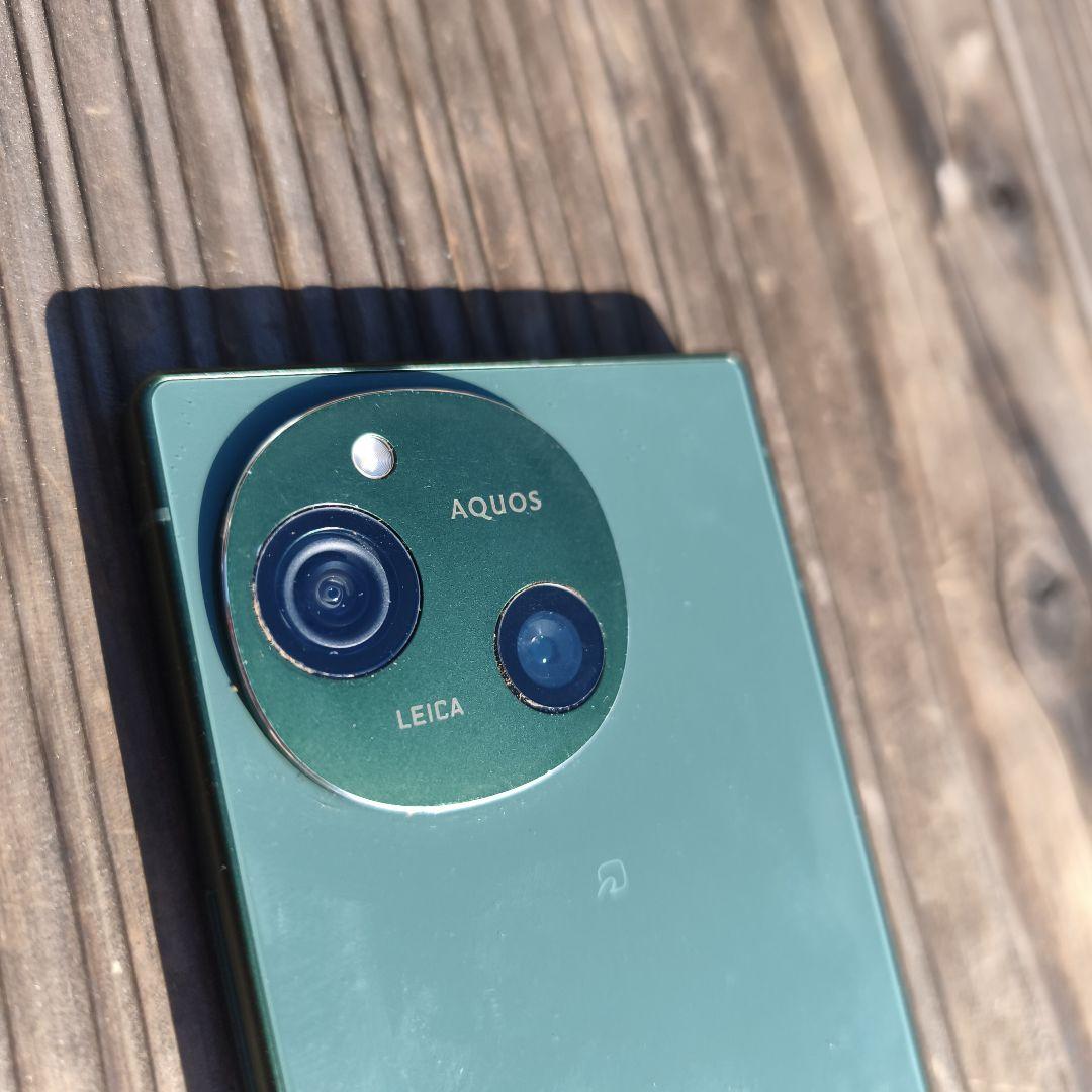 AQUOS R9 グリーン 本体　カメラレンズ交換済み