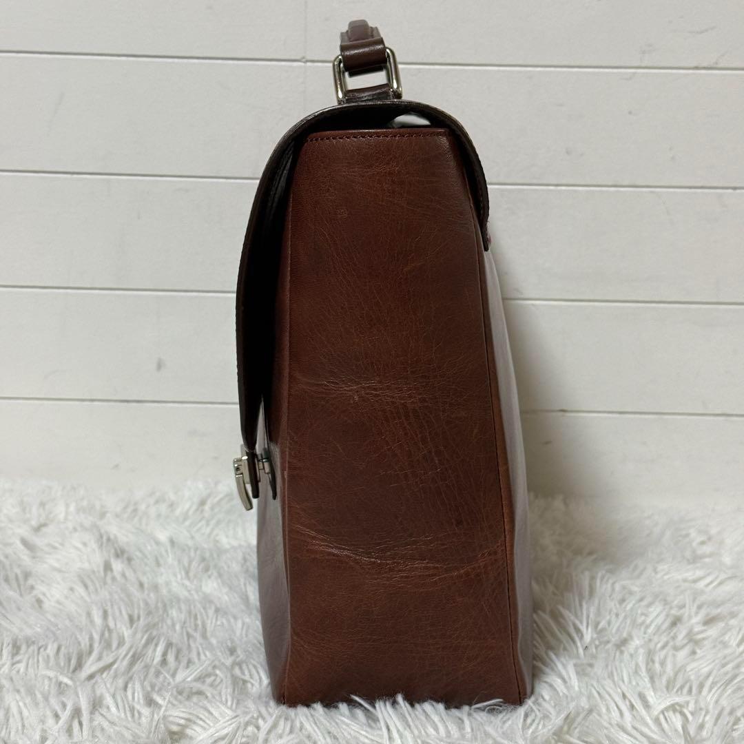 美品✨ソメスサドル　新喜皮革　コードバン　ビジネス　ハンドバッグ　超希少モデル