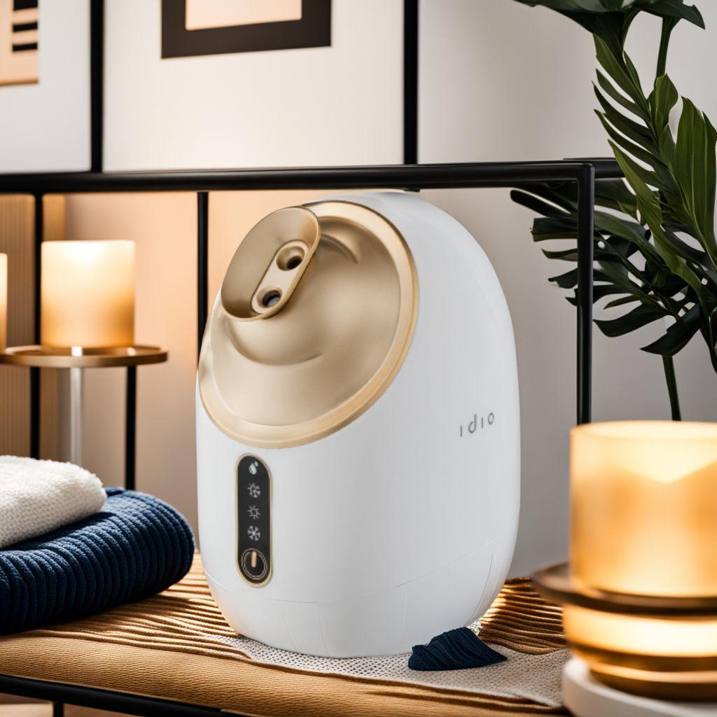 保湿 美容 濃密ナノミスト フェイススチーマー スチーマー 温冷