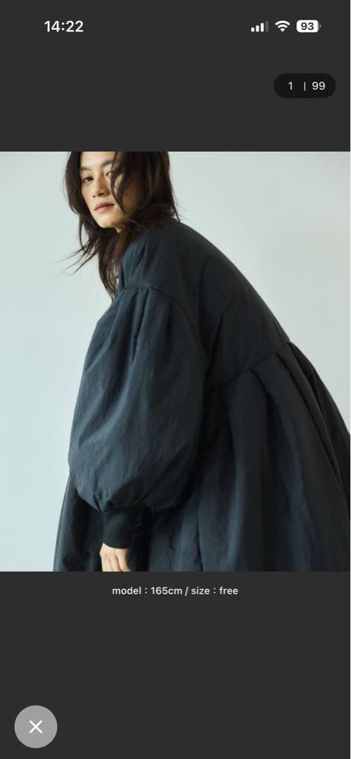 Libra Cue MA-1モンスターコート　ブラック