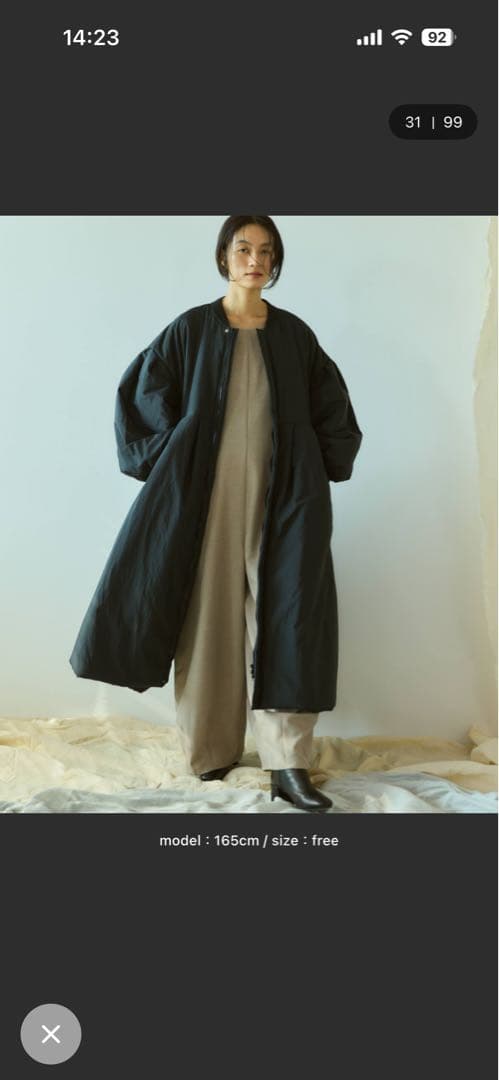 Libra Cue MA-1モンスターコート　ブラック