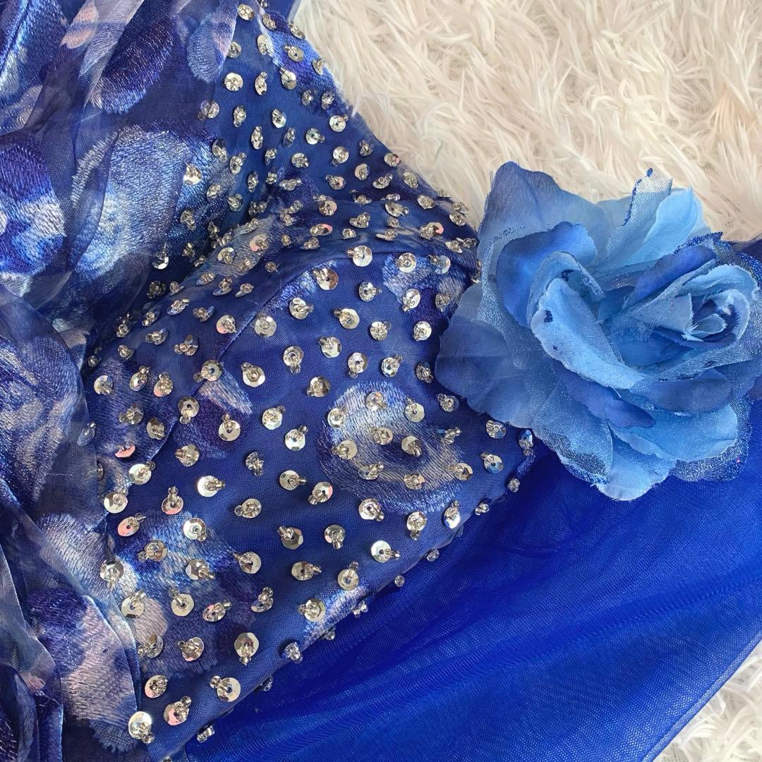 専用♡D90sanline刺繍/スパンコール/ビーズ◆パーティ/社交ダンスドレス