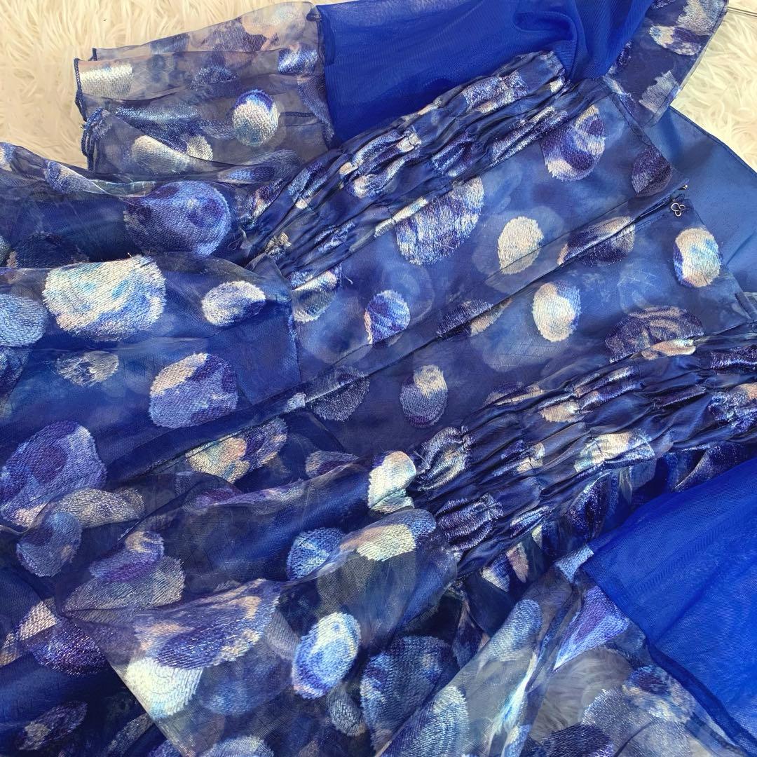 専用♡D90sanline刺繍/スパンコール/ビーズ◆パーティ/社交ダンスドレス