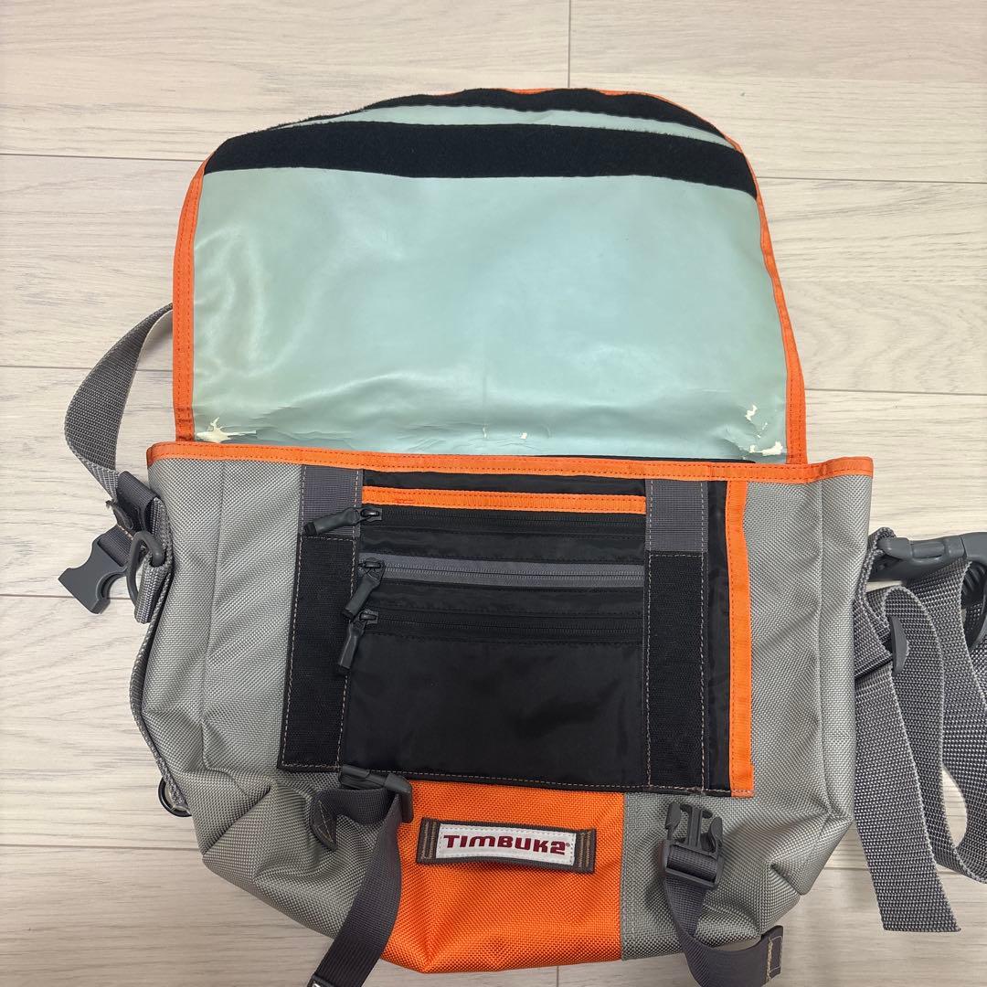 TIMBUK2 メッセンジャーバック　オレンジ　グレー　古着