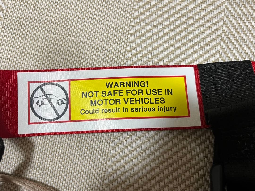 Kids fly safe飛行機専用　安全ベルト cares