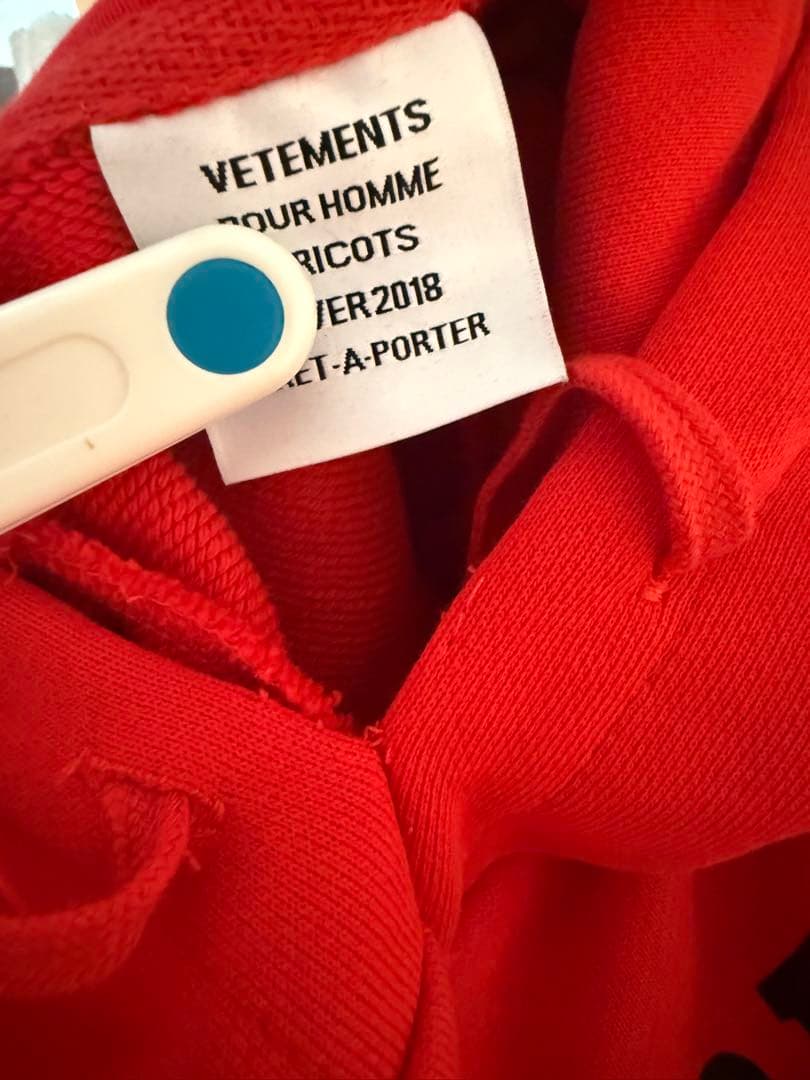 最安値‼️ 18aw Antwerpen レッド　赤パーカー