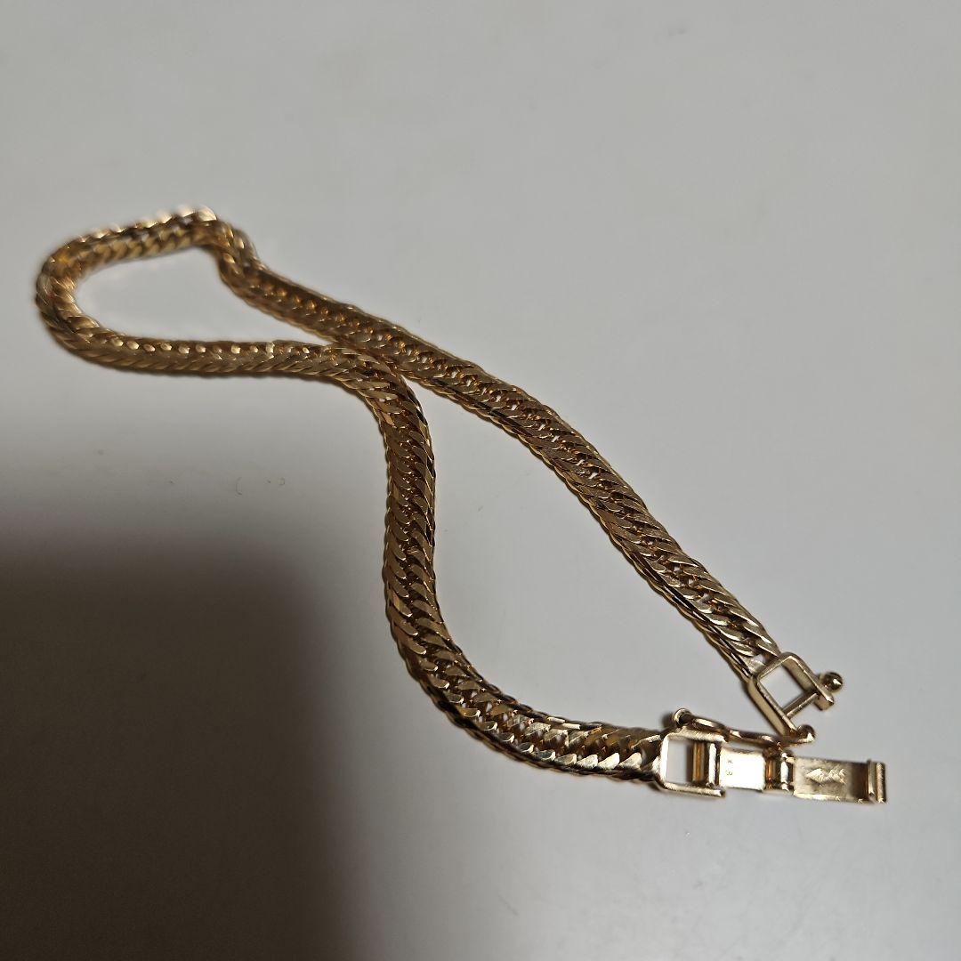 【金価格高騰中】K18 18金 ブレスレット 7.8g 18cm 資産価値