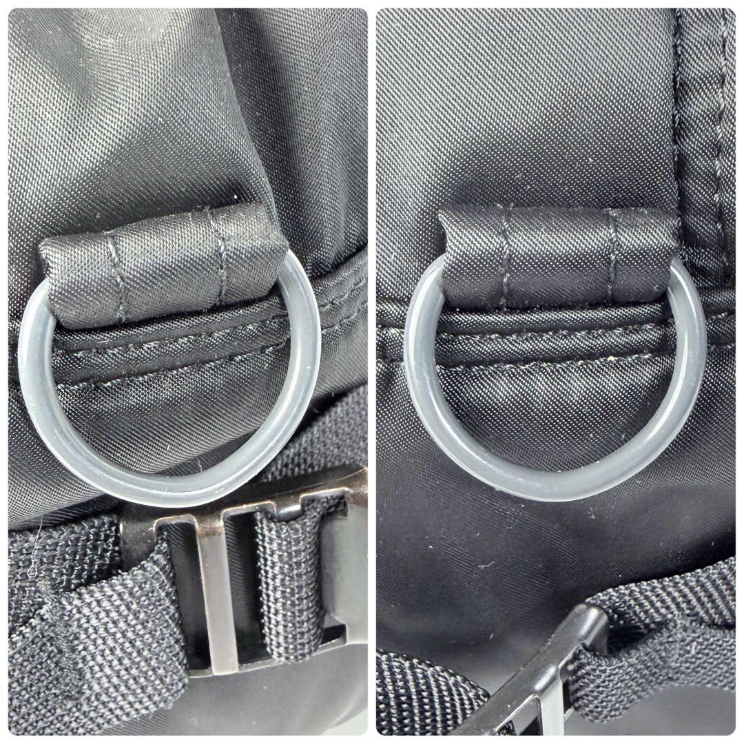 【美品】PORTERポーターTANKERタンカーウエストバック黒ユニセックス