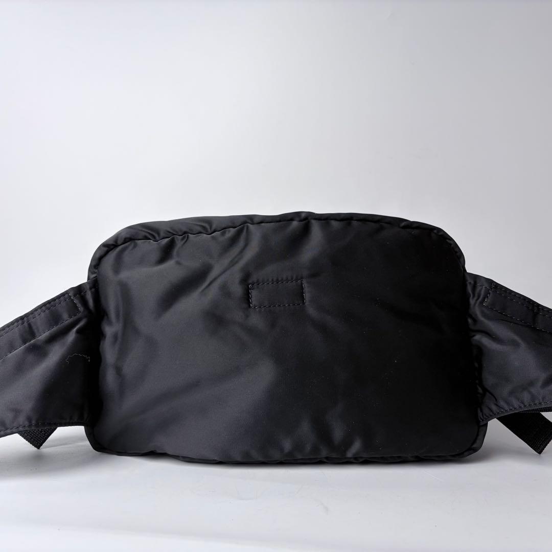 【美品】PORTERポーターTANKERタンカーウエストバック黒ユニセックス