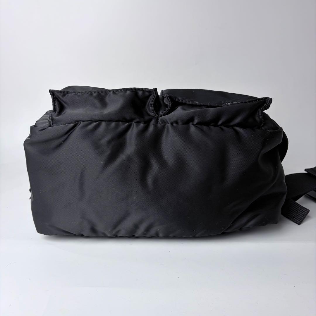 【美品】PORTERポーターTANKERタンカーウエストバック黒ユニセックス