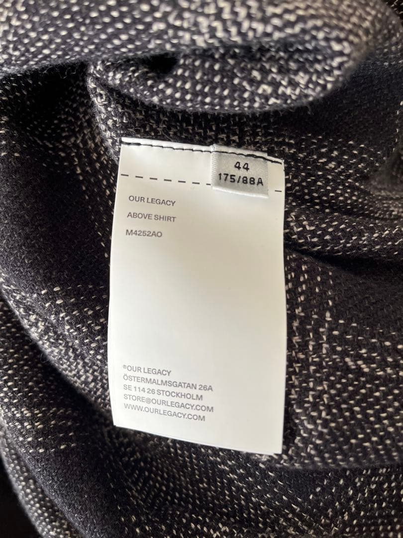 トップス 25AW OURLEGACY ABOVE SHIRT Oakland Low