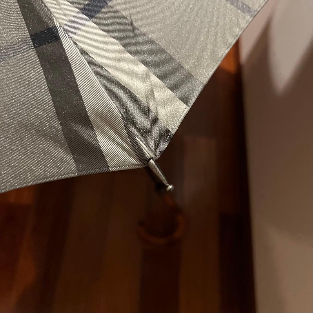 BURBERRY　バーバリー　長傘　アンブレラ　ノバチェック　木製ハンドル