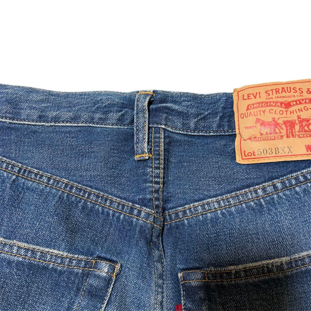 【極美品/LVC】リーバイス 503BXX W25 トルコ製 赤耳 ビッグE